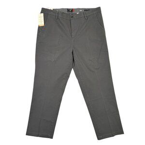 Dockers Workday Khaki Pants Mens 38x30 Gray Straight Fit Smart Flex Stretch NWT